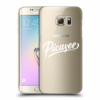 Picasee Samsung Galaxy S7 Edge G935F Hülle - Transparentes Silikon - Picasee - White