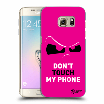 Hülle für Samsung Galaxy S7 Edge G935F - Cloudy Eye - Pink