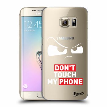 Picasee Samsung Galaxy S7 Edge G935F Hülle - Transparentes Silikon - Cloudy Eye - Transparent