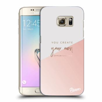 Picasee Samsung Galaxy S7 Edge G935F Hülle - Transparentes Silikon - You create your own opportunities