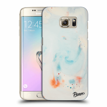 Picasee Samsung Galaxy S7 Edge G935F Hülle - Transparentes Silikon - Splash