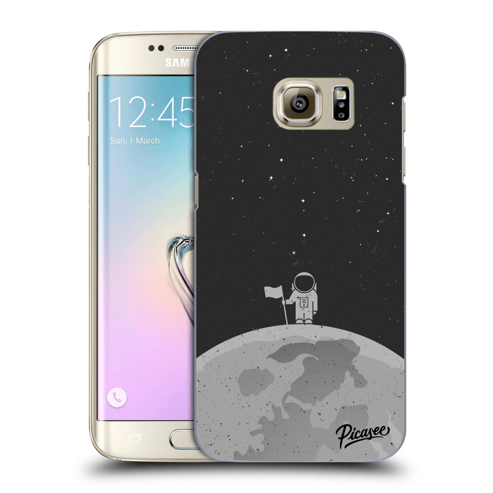 Picasee Samsung Galaxy S7 Edge G935F Hülle - Transparentes Silikon - Astronaut