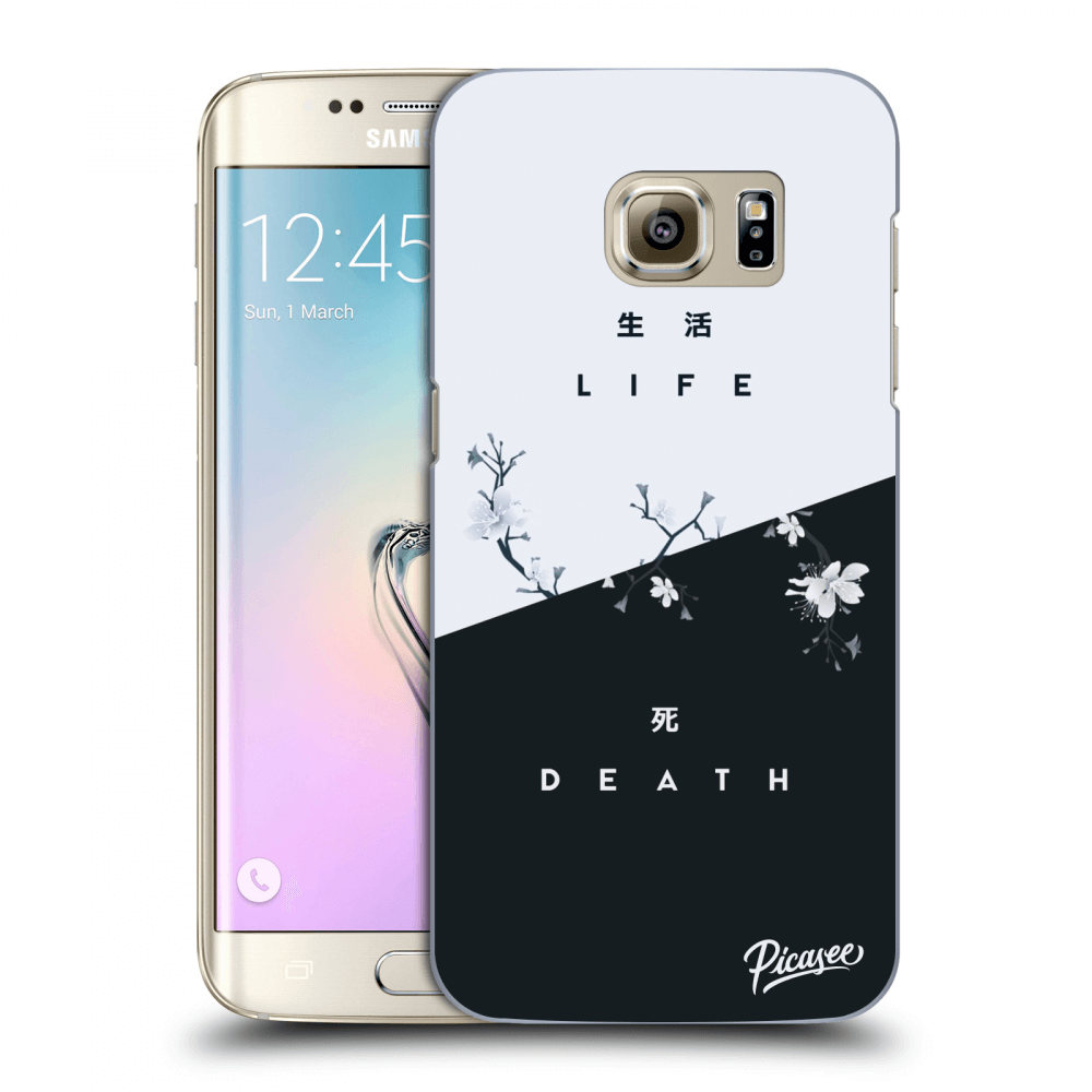Picasee Samsung Galaxy S7 Edge G935F Hülle - Transparentes Silikon - Life - Death