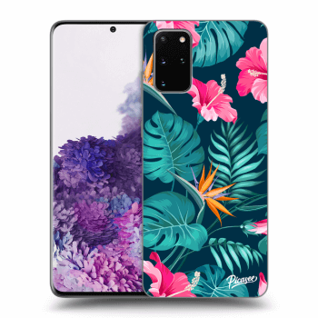 Hülle für Samsung Galaxy S20+ G985F - Pink Monstera