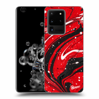 Hülle für Samsung Galaxy S20 Ultra 5G G988F - Red black