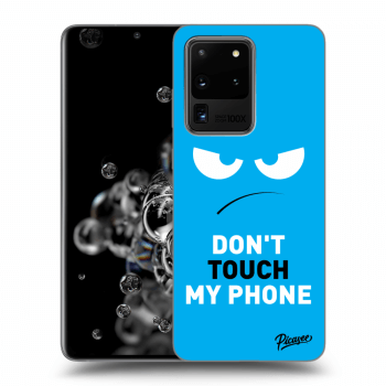 Hülle für Samsung Galaxy S20 Ultra 5G G988F - Angry Eyes - Blue