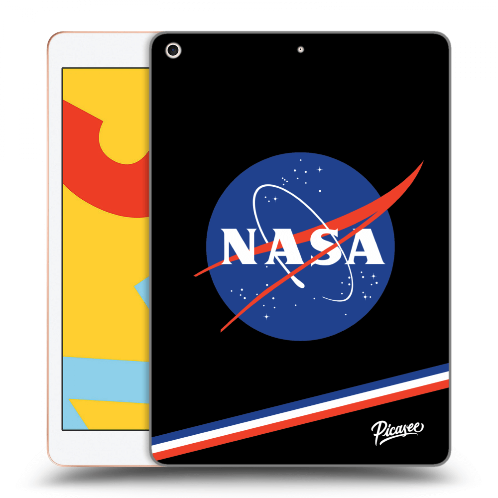 Picasee transparente Silikonhülle für Apple iPad 10.2" 2019 (7. gen) - NASA Original