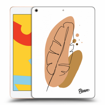 Picasee transparente Silikonhülle für Apple iPad 10.2" 2019 (7. gen) - Feather brown