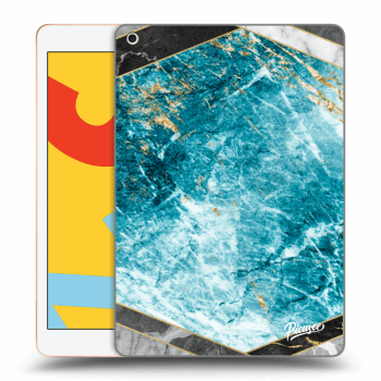 Hülle für Apple iPad 10.2" 2019 (7. gen) - Blue geometry