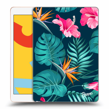 Hülle für Apple iPad 2019 (7. gen) - Pink Monstera