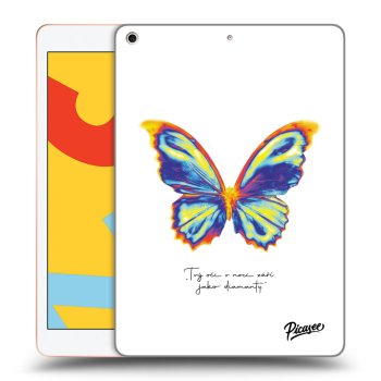 Hülle für Apple iPad 10.2" 2019 (7. gen) - Diamanty White