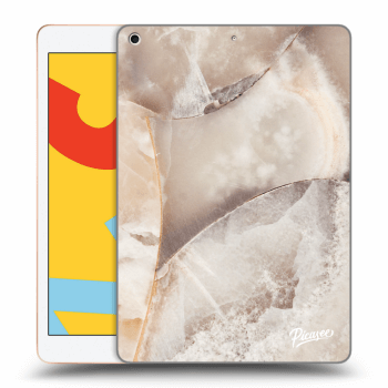 Hülle für Apple iPad 10.2" 2019 (7. gen) - Cream marble