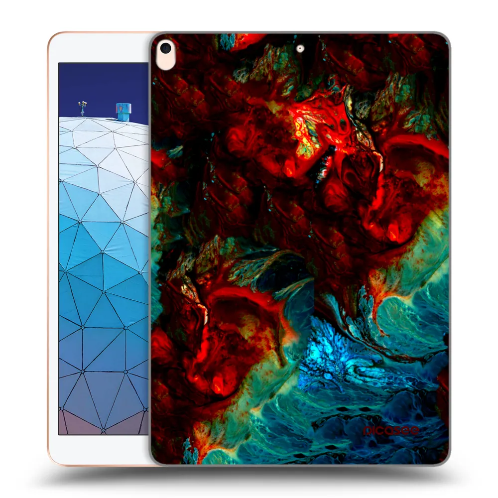 Picasee transparente Silikonhülle für Apple iPad Air 10.5" 2019 (3.gen) - Universe