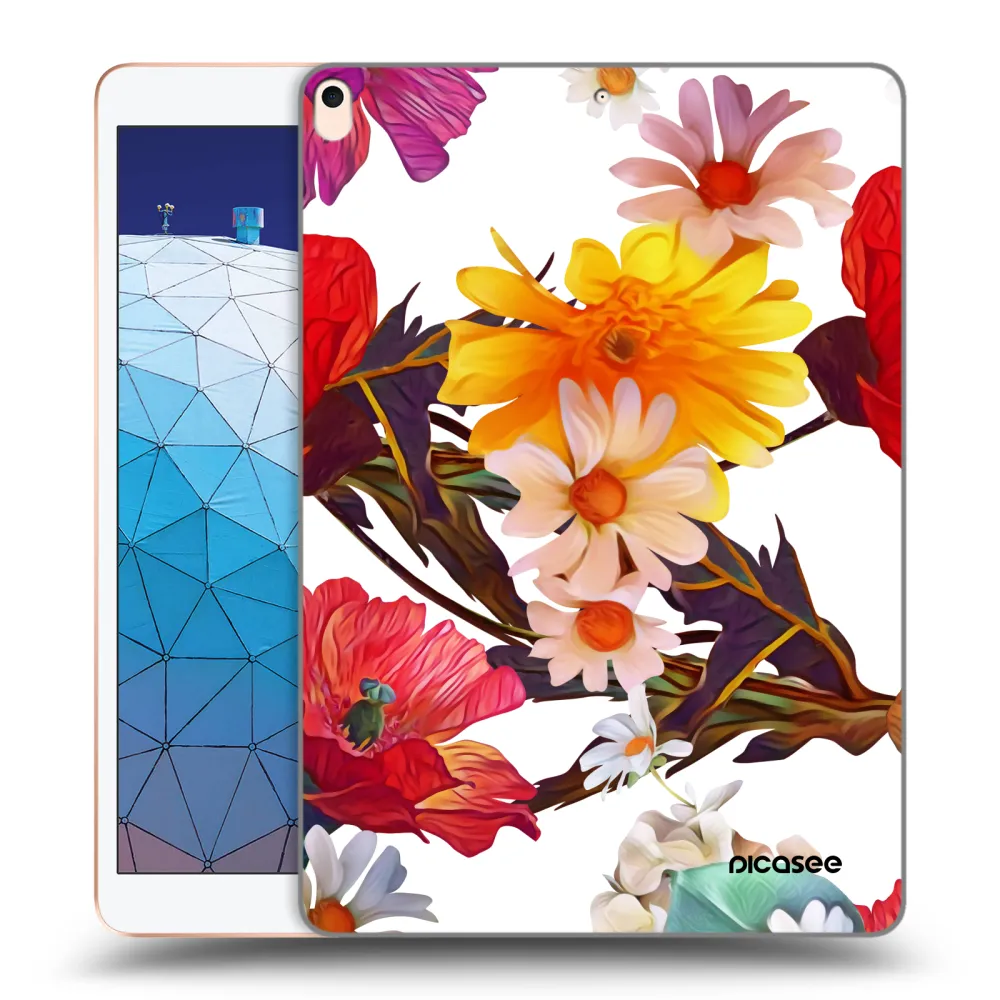 Picasee transparente Silikonhülle für Apple iPad Air 10.5" 2019 (3.gen) - Meadow