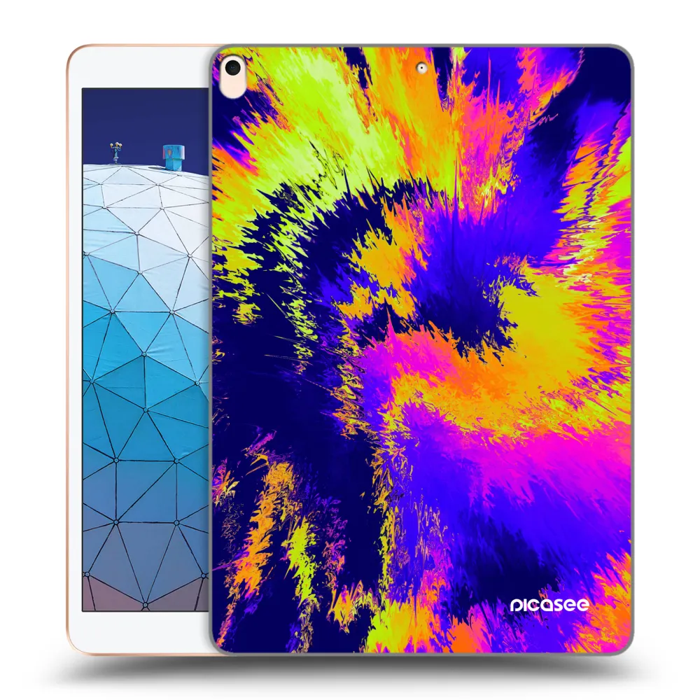 Picasee transparente Silikonhülle für Apple iPad Air 10.5" 2019 (3.gen) - Burn
