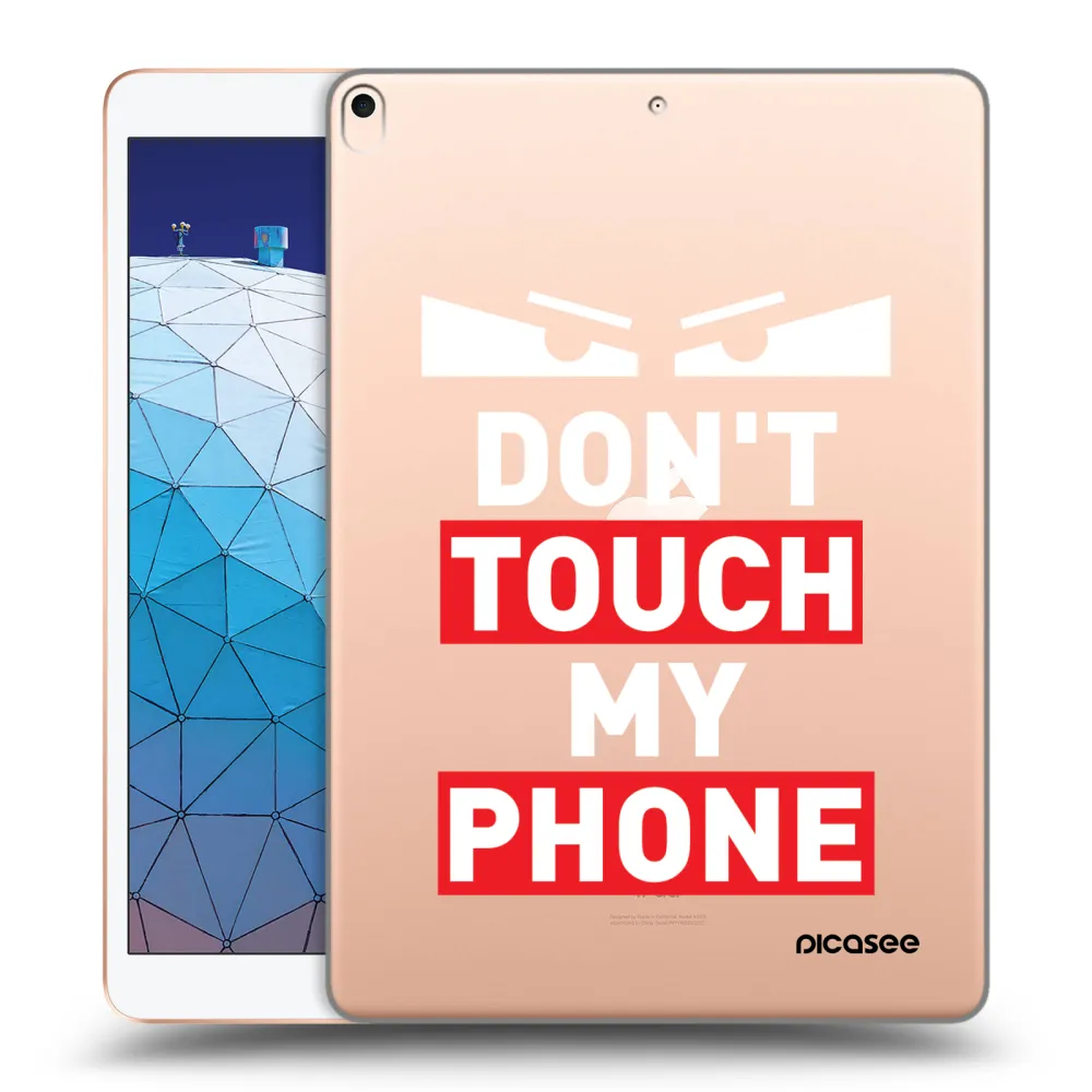 Picasee transparente Silikonhülle für Apple iPad Air 10.5" 2019 (3.gen) - Shadow Eye - Transparent