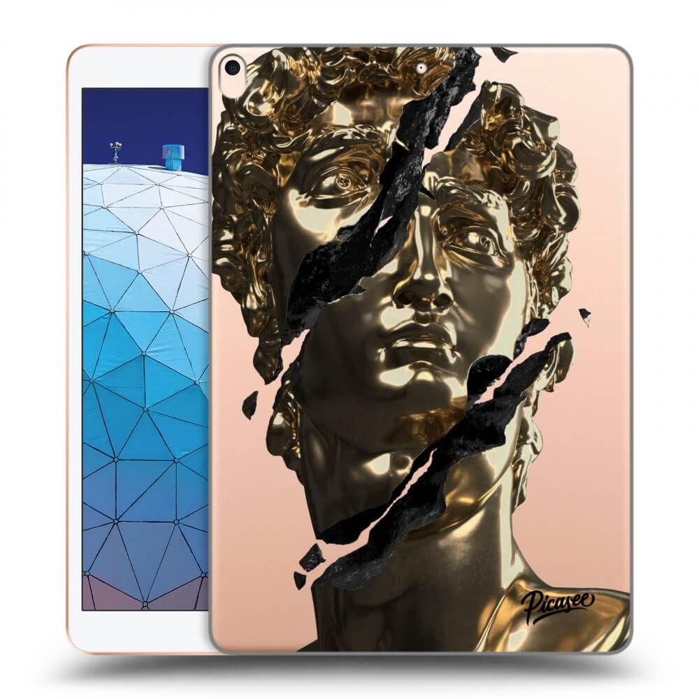 Picasee transparente Silikonhülle für Apple iPad Air 10.5" 2019 (3.gen) - Golder