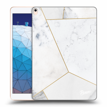 Hülle für Apple iPad Air 10.5" 2019 (3.generace) - White tile