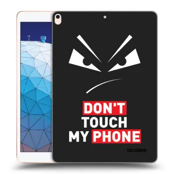 Picasee Schwarze Silikonhülle für Apple iPad Air 10.5" 2019 (3.gen) - Evil Eye - Transparent