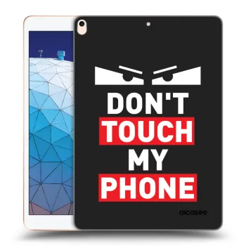 Picasee Schwarze Silikonhülle für Apple iPad Air 10.5" 2019 (3.gen) - Shadow Eye - Transparent
