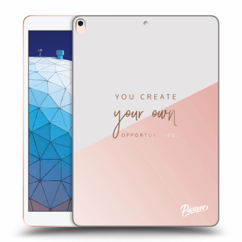 Picasee transparente Silikonhülle für Apple iPad Air 10.5" 2019 (3.gen) - You create your own opportunities