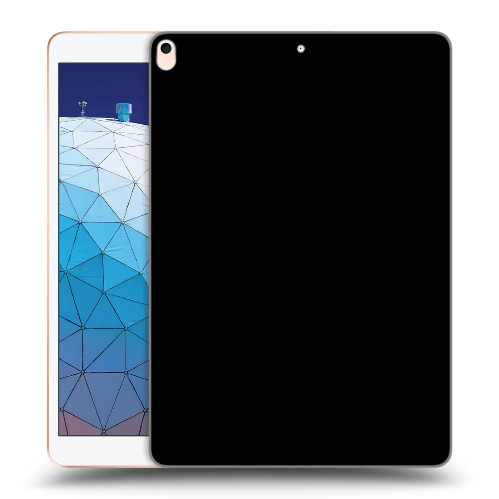 Picasee Schwarze Silikonhülle für Apple iPad Air 10.5" 2019 (3.gen) - Picasee - new logo - black