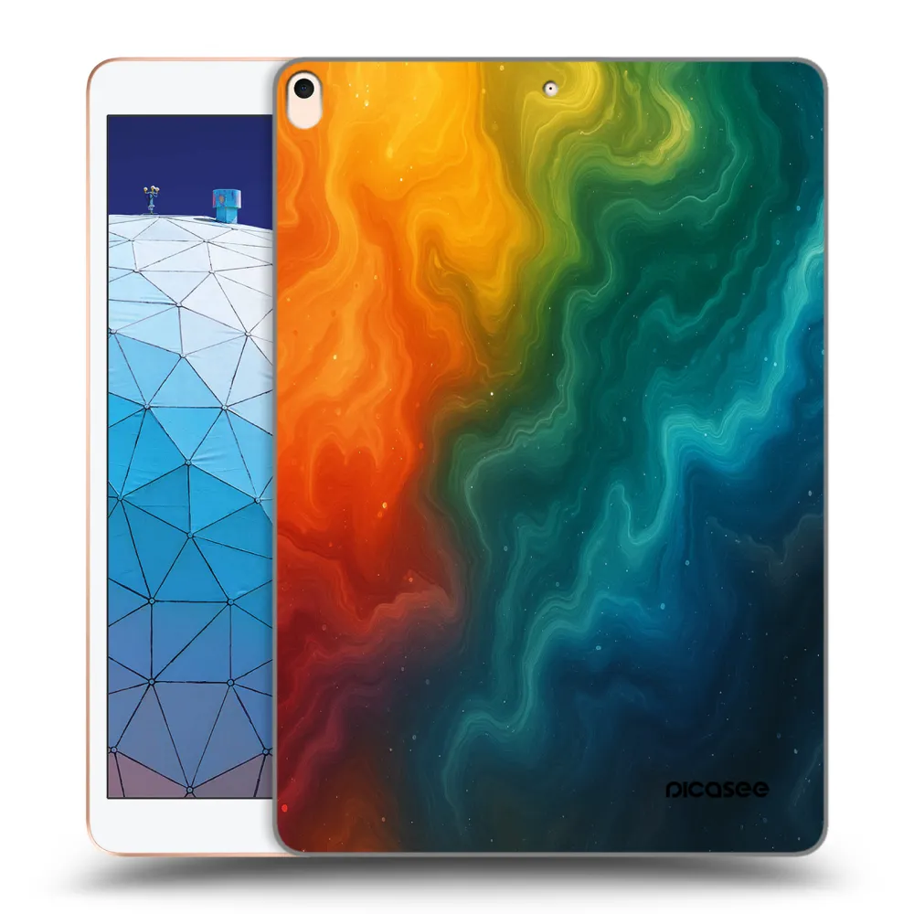 Picasee transparente Silikonhülle für Apple iPad Air 10.5" 2019 (3.gen) - Solar