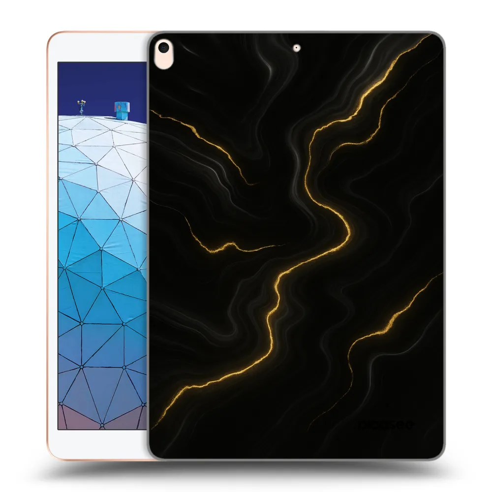 Picasee transparente Silikonhülle für Apple iPad Air 10.5" 2019 (3.gen) - Thunder