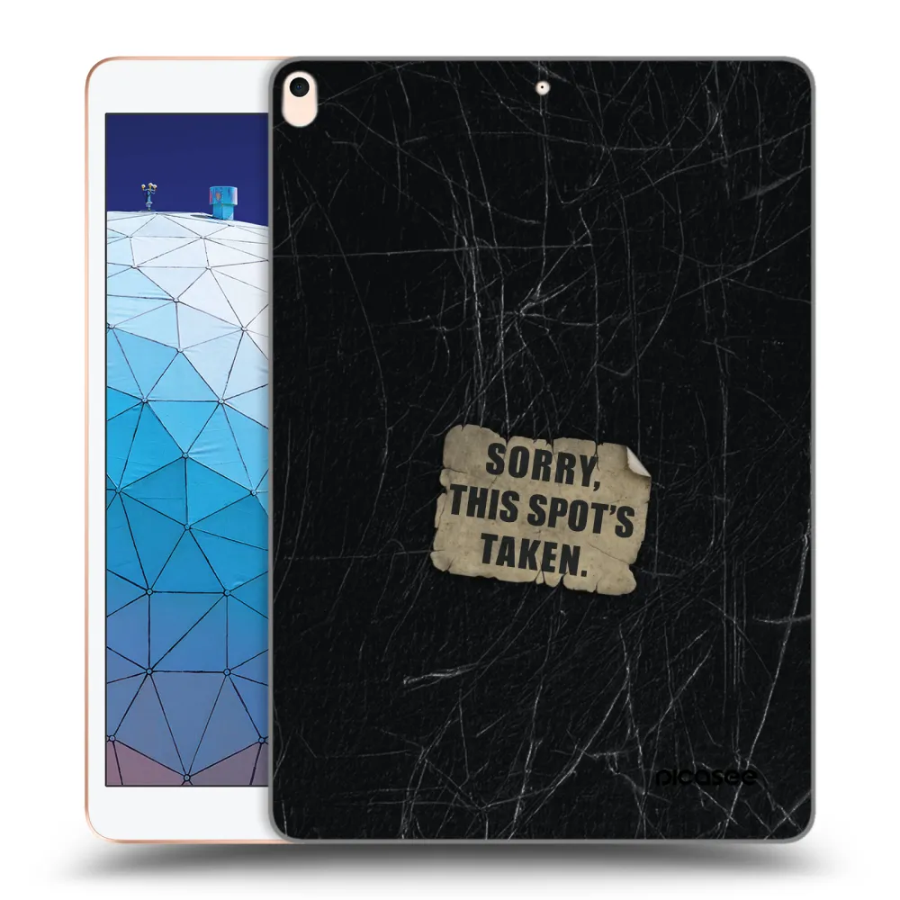 Picasee transparente Silikonhülle für Apple iPad Air 10.5" 2019 (3.gen) - SORRY
