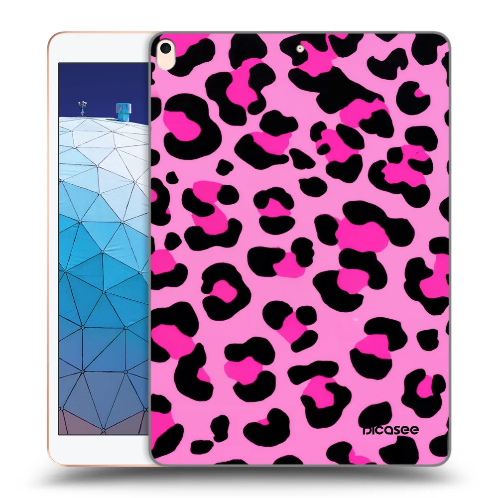 Picasee transparente Silikonhülle für Apple iPad Air 10.5" 2019 (3.gen) - Pink Tiger