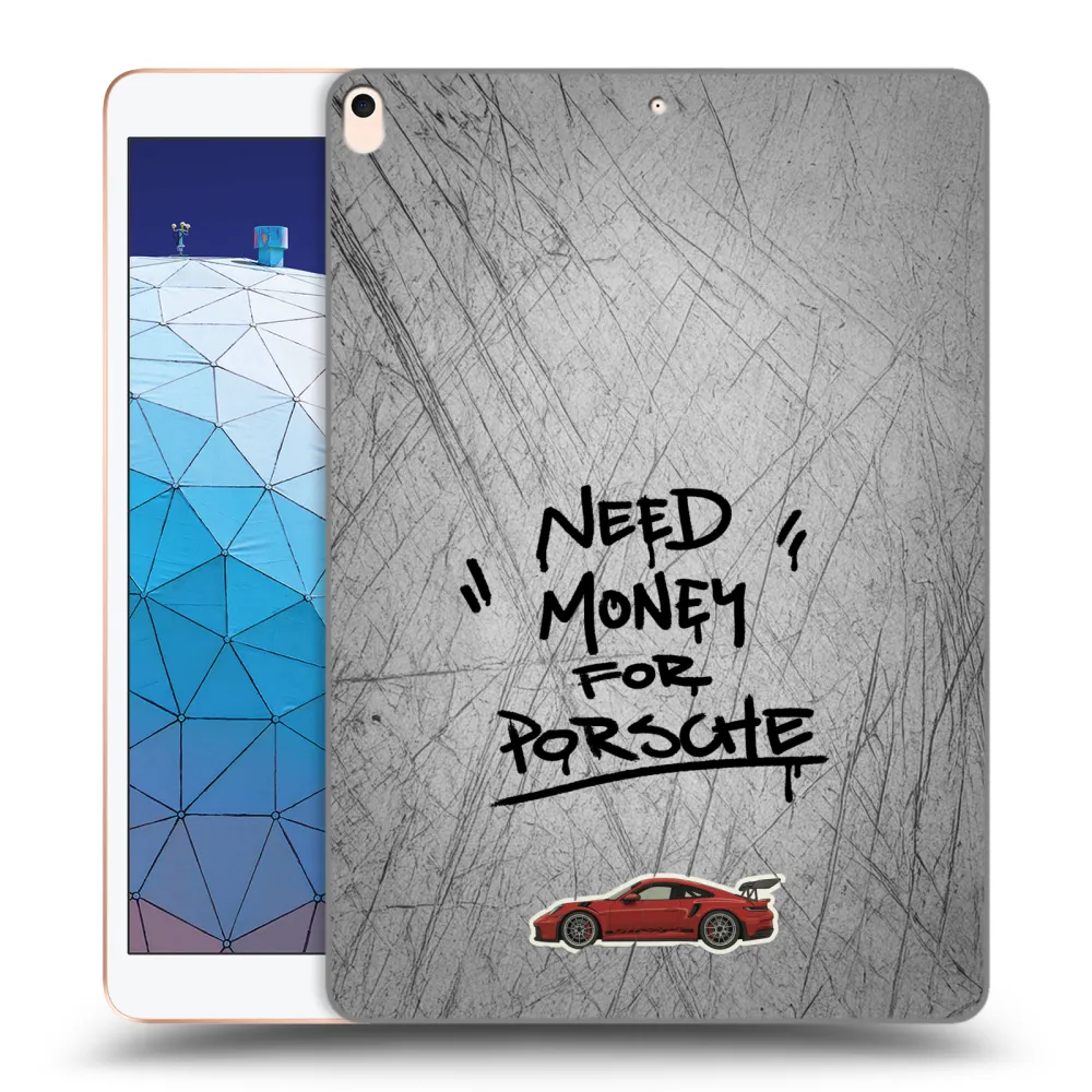Picasee transparente Silikonhülle für Apple iPad Air 10.5" 2019 (3.gen) - Grey Drift