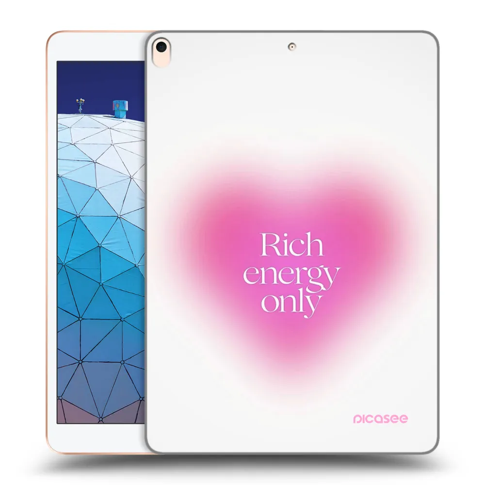 Picasee transparente Silikonhülle für Apple iPad Air 10.5" 2019 (3.gen) - Rich Energy