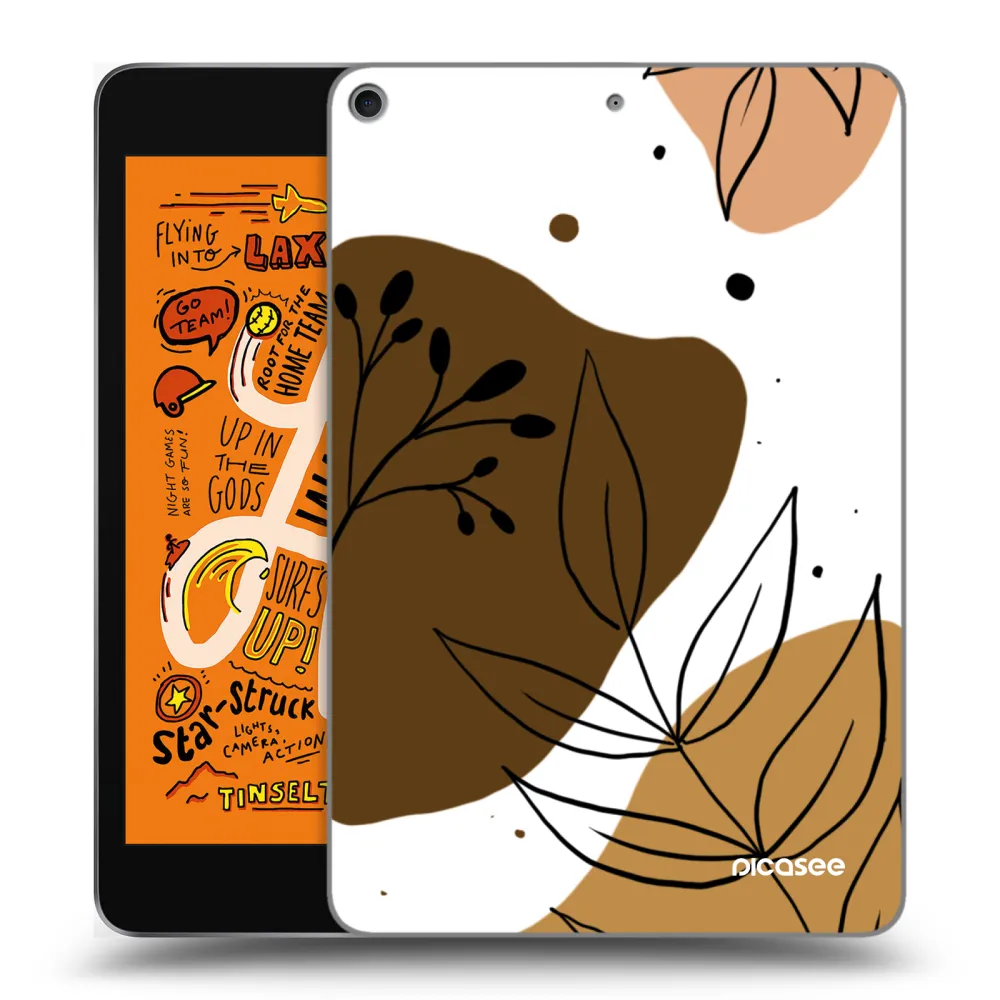 Picasee transparente Silikonhülle für Apple iPad mini 2019 (5. gen) - Boho style