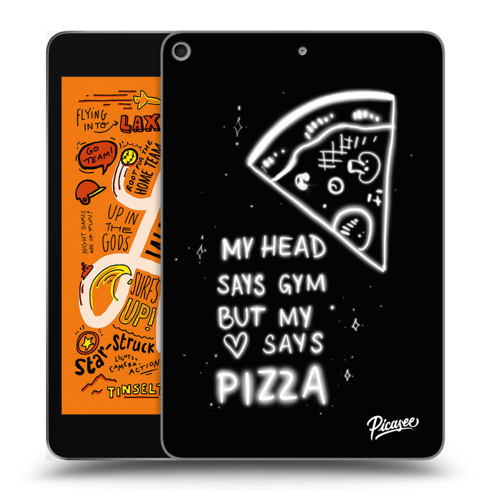 Picasee transparente Silikonhülle für Apple iPad mini 2019 (5. gen) - Pizza