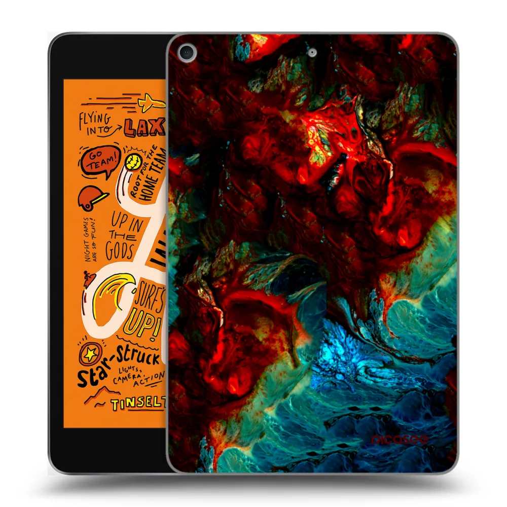 Picasee transparente Silikonhülle für Apple iPad mini 2019 (5. gen) - Universe
