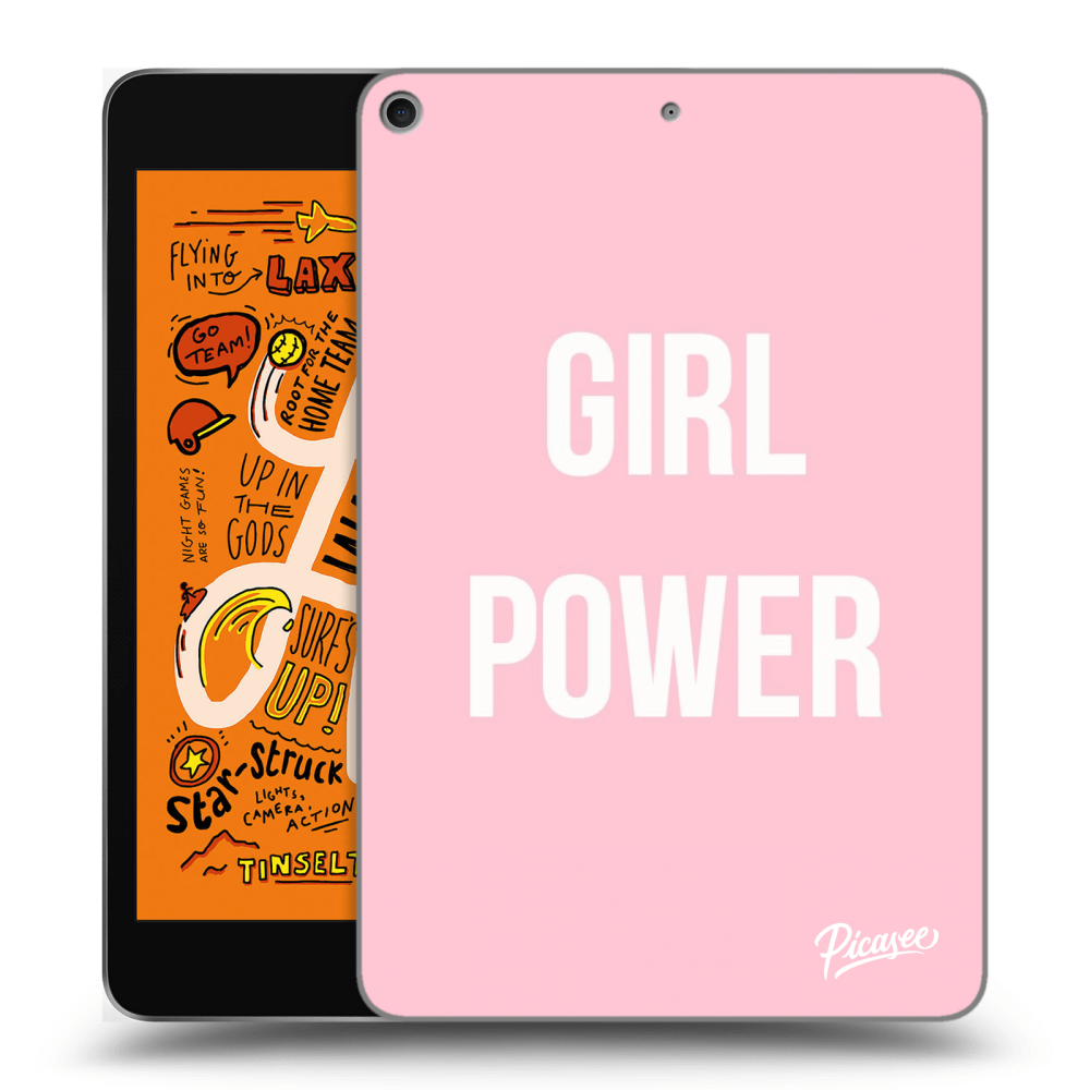 Picasee transparente Silikonhülle für Apple iPad mini 2019 (5. gen) - Girl power