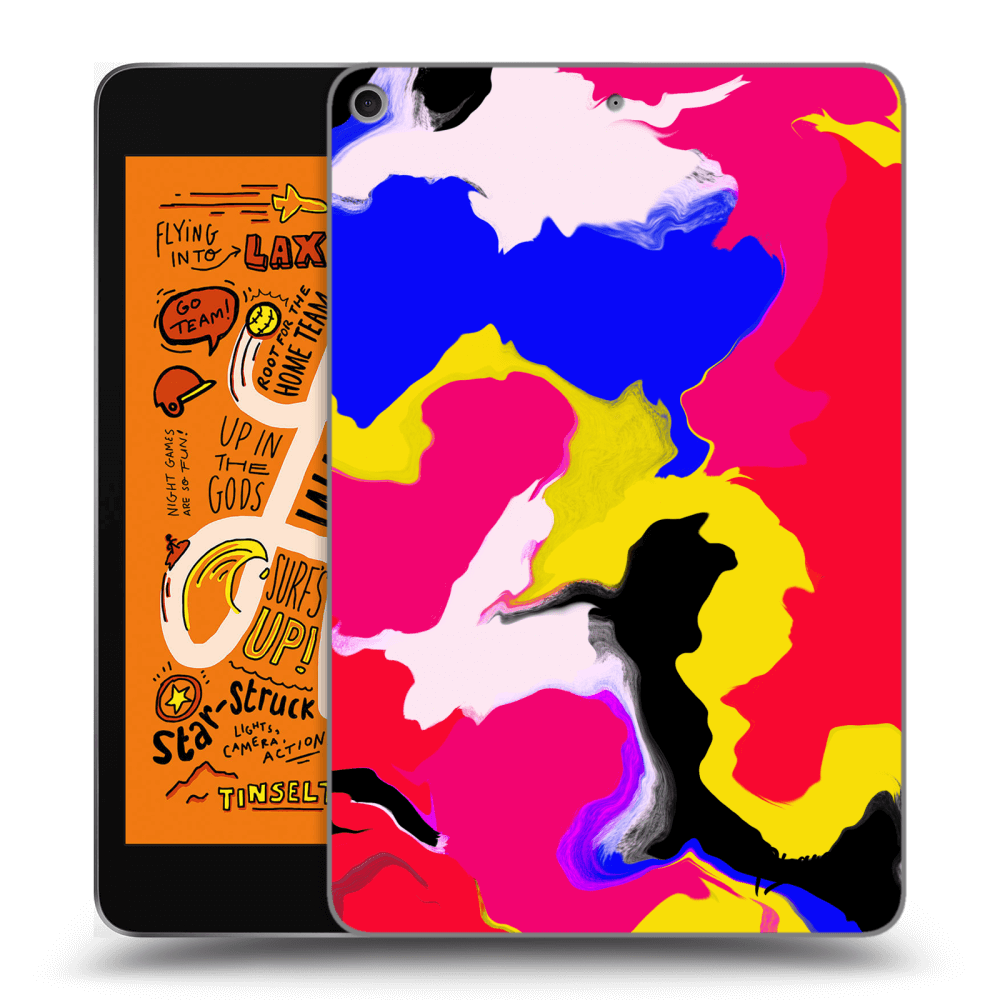 Picasee transparente Silikonhülle für Apple iPad mini 2019 (5. gen) - Watercolor