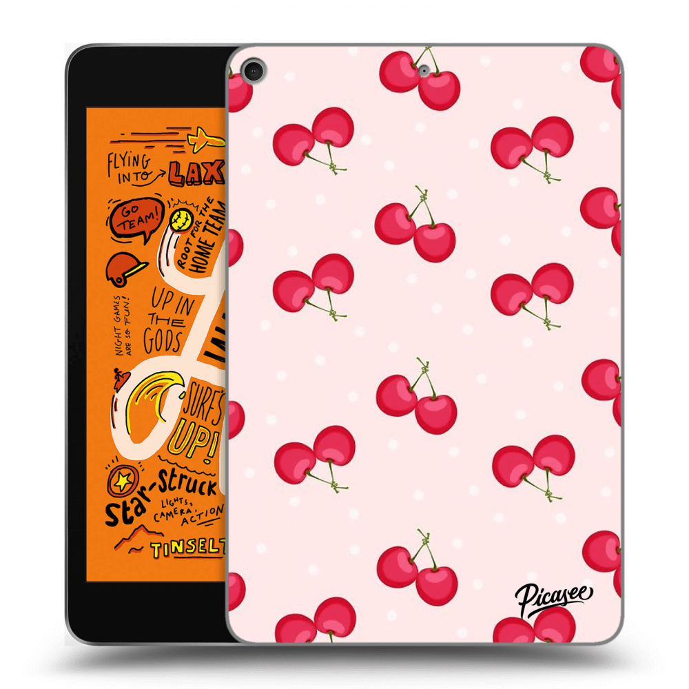 Picasee transparente Silikonhülle für Apple iPad mini 2019 (5. gen) - Cherries