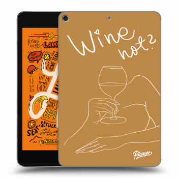 Picasee transparente Silikonhülle für Apple iPad mini 2019 (5. gen) - Wine not