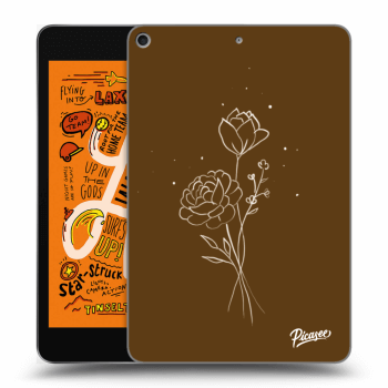 Hülle für Apple iPad mini 2019 (5. gen) - Brown flowers