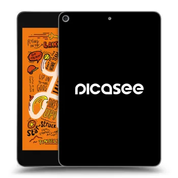 Picasee Schwarze Silikonhülle für Apple iPad mini 2019 (5. gen) - Picasee - new logo - white