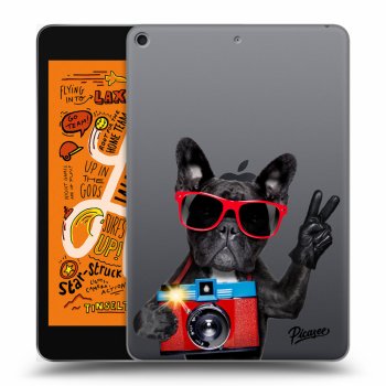 Picasee transparente Silikonhülle für Apple iPad mini 2019 (5. gen) - French Bulldog