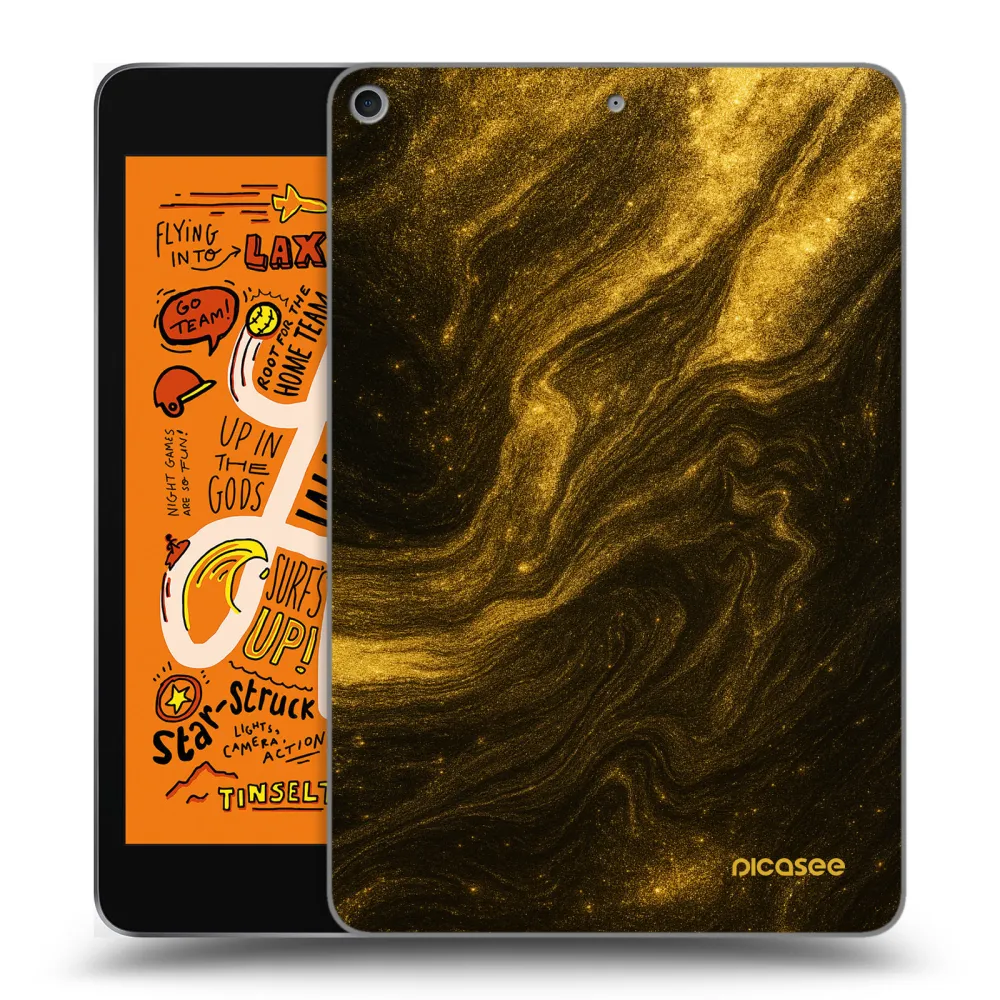 Picasee transparente Silikonhülle für Apple iPad mini 2019 (5. gen) - Black