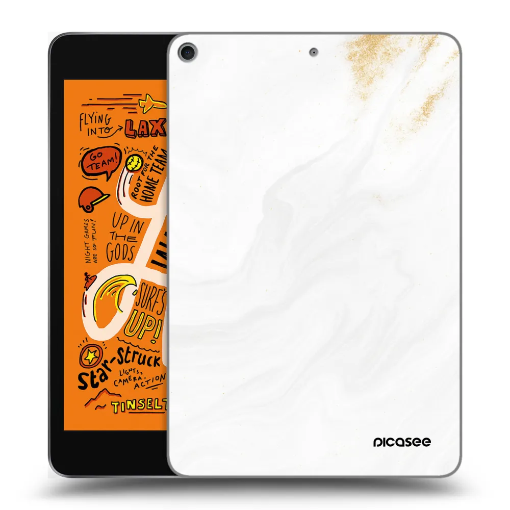 Picasee transparente Silikonhülle für Apple iPad mini 2019 (5. gen) - White