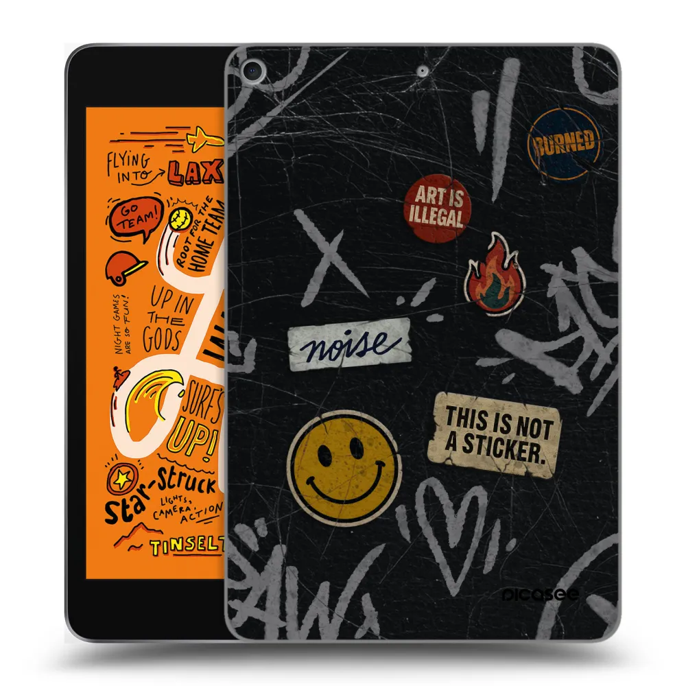 Picasee transparente Silikonhülle für Apple iPad mini 2019 (5. gen) - STICKERS x TAGS