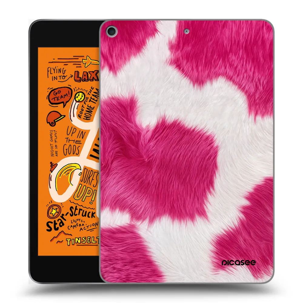 Picasee transparente Silikonhülle für Apple iPad mini 2019 (5. gen) - Pink Moo