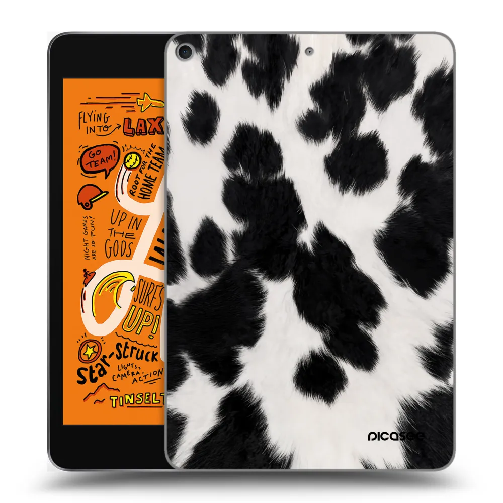 Picasee transparente Silikonhülle für Apple iPad mini 2019 (5. gen) - Black Moo
