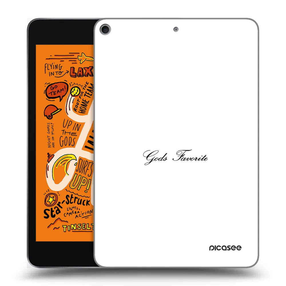 Picasee transparente Silikonhülle für Apple iPad mini 2019 (5. gen) - Gods Favorite