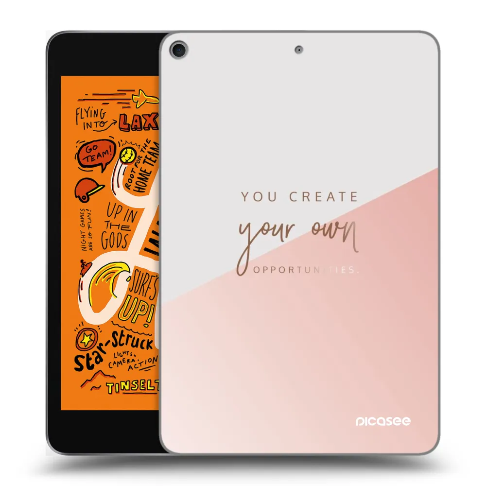 Picasee transparente Silikonhülle für Apple iPad mini 2019 (5. gen) - You create your own opportunities