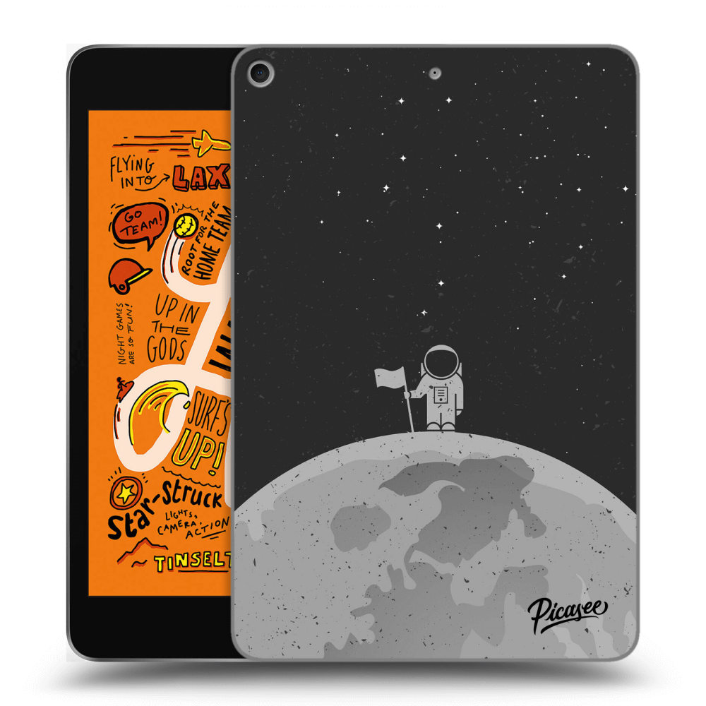 Picasee transparente Silikonhülle für Apple iPad mini 2019 (5. gen) - Astronaut